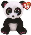 Pehme m&auml;nguasi TY Panda, valge v., 15 cm
