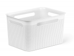 Kandekorv Rotho 1023901100, 16 l, valge v., 36 x 26.2 x 21.1 cm