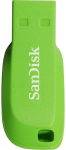 USB m&auml;lupulk SanDisk Cruzer Blade, roheline v., 64 GB