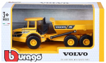 M&auml;ngu kallur Bburago Volvo A25G Articulated Hauler 32085, 1:50, must v./kollane v.