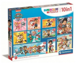 Pusle Clementoni Paw Patrol 10 in 1 20270, 60 cm x 20 cm, 330 tk, mitmev&auml;rviline