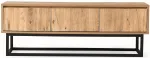 TV-laud Kalune Design Tılsım, must v./p&auml;hklipuu v., 140 cm x 40 cm x 50 cm