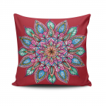 Dekoratiivpadjap&uuml;&uuml;r Mioli Decor MANDALA-12, mitmev&auml;rviline, 43 cm x 43 cm