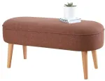 Tumba Hanah Home Lednok Claret, punane v., 100 cm x 40 cm x 47 cm
