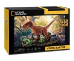 3D-pusle National Geographic National Geographic Welociraptor 306-DS1053, 39 cm x 16.5 cm, 63 tk, mitmev&auml;rviline