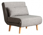 Diivanvoodi Hanah Home Folde Single 1-Seat, helehall v., 80 x 50 cm x 42 cm