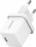 Adapter Aukey PA-F5 OEM White, USB Type C, valge v., 20 W
