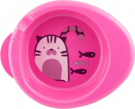 Kauss Chicco Warmy Plate CHI000097, 6+ kuud, plastik/silikoon, roosa v.