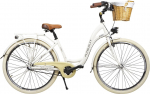 Jalgratas linna- Azimut Sarema 3-Speed, 28 ", 17'' raam, kreemjasvalge