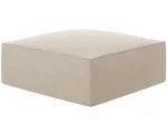 Tumba Micadoni Home Ruby Velvet, hele pruun v., 93 cm x 93 cm x 40 cm