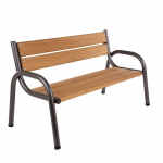 Aiapink Patio Park Lux, pruun v./hall v., 170 cm x 74 cm x 86 cm