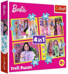 Pusle 4in1 Trefl Happy World Of Barbie 34626, 205 cm x 285 cm, 207 tk, mitmev&auml;rviline