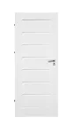 Siseukseleht Domoletti KAMIRA, vasakpoolne, valge v., 203.5 x 64.4 x 4 cm