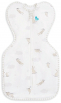 &Otilde;huke magamiskott beebile Love To Dream Swaddle UP 1.0 Tog, valge v./beež v., 68 cm