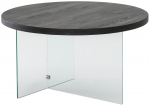 Kohvilaud Kalune Design Serenity, antratsiit v./l&auml;bipaistev v., 70 cm x 70 cm x 40 cm