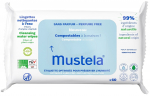 Puhastuslapid beebidele, naha puhastamiseks, lastele Mustela Compostable, 60 tk
