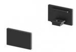 Otsakork LED-profiili jaoks SLV Grazia 10 1000477, must, IP20