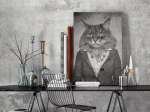 Maalimine numbrite j&auml;rgi Artgeist Elegant Cat MA_0272, 40 x 60 cm