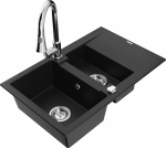 K&ouml;&ouml;givalamu koos kraaniga Mexen Gaspar Elia, graniit, 73.7 cm x 47.5 cm x 17.7 cm, h&otilde;be/must