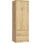 Riidekapp Akord S60, tamm v., 51 cm x 60 cm x 180 cm