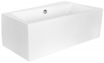 Vann, sisseehitatav Besco Infinity, 170 cm x 110 cm x 41.5 cm, parempoolne, valge