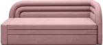 Diivanvoodi Fabillo Touch 24, roosa v., parem, 223 x 86 cm x 80 cm
