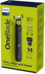 Habemeraseerija Philips OneBlade QP6552/15, li-ion, must v./roheline v.