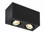 Valgusti lagi SLV Triledo 1002005, GU10, 2 x 10 W, must v.