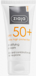 P&auml;evituse hoolduskreem tooted n&auml;ole Ziaja Matifying SPF50+, 50 ml