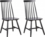 Toolide komplekt Beliani Burbank, must v., 44 cm x 45 cm x 95 cm, 2 tk