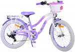 Laste jalgratas, laste Volare Lovely 22125, valge/violetne, 20"