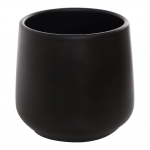 Lillepott Domoletti Saturn, keraamiline, &Oslash; 18 cm, must v.
