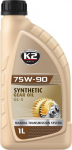 K&auml;igukasti&otilde;li K2 GL-5 75W - 90, s&uuml;nteetiline, 1 l