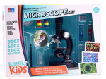 Mikroskoop lastele, koos tarvikutega Scientist Kids, must v.