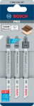 Saetera komplekt Bosch T 101 BRF, 10 cm, 3 tk