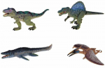 Kujukeste komplekt, dinosaurus ZA5689, 4 tk, mitmev&auml;rviline