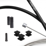 Edastuskaabel, komplekt Capgo Shimano/Sram MTB & E-Bike, roostevaba teras, must