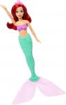 Nukk - muinasjututegelane, merineitsi Mattel Barbie Disney Princess Ariel JHL55, 30 cm, mitmev&auml;rviline