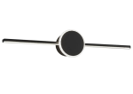 Valgusti seinale Round, LED, 1, must v. / must v., 12 x 41 cm