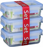 Toiduainekarbi komplekt Emsa Clip & Close, 0.55 l, 3 tk