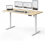 Arvutilaud reguleeritava k&otilde;rgusega SENSE7 Nojo Light, valge v./hele pruun v.