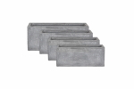 Lillepott Domoletti LT2219-2S, keraamiline/savi, 60 cm x 30 cm, &Oslash; 60 cm, hall v.