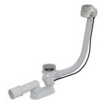 Sifoon vanni jaoks Ravak II 800 B S/R X01506, 600 mm, valge v./kroom v. (kahjustatud pakend)