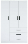 Riidekapp Kalune Design Easy, valge matt v., 47 cm x 90 cm x 174.8 cm