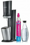 Kahjustatud pakendiga toode. Karastusjoogi valmistamise masin SodaStream Crystal 3.0, h&otilde;be v./must v.