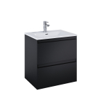 Valamualune vannitoa kapp Elita Split 60 2DR, matt must v., 45.8 cm x 60 cm x 63.5 cm