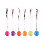 M&auml;nguasi koerale, pall Flamingo Tug Rope, 36.5 cm, &Oslash; 7 cm, (v&auml;rv/disain valitakse juhuslikult)
