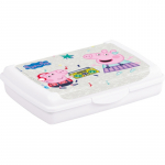 Toidukarp Keeeper Peppa Pig, 0.5 l, 17 cm x 13 cm, valge v./roosa v.