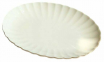 Serveerimistaldrik Hermia BNLZF28KY20, 27 cm x 19 cm x 2.5 cm, valge v., portselan