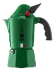 Kahjustatud pakendiga toode. Moka kohvikann Bialetti, 0.12 l, roheline v.